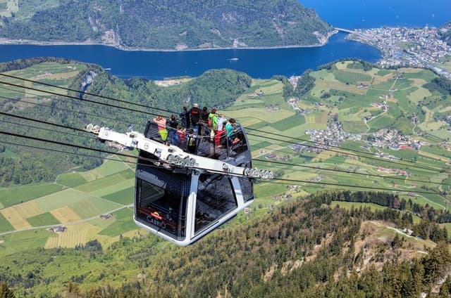 Stanserhorn Cabrio Cable Car Half-Day Tour from Lucerne