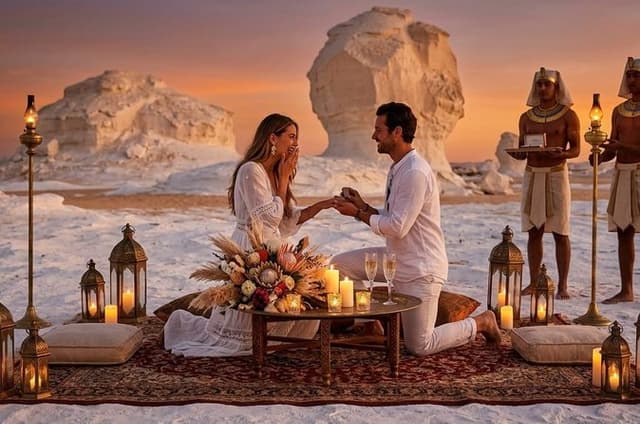 2-Day White Desert Camping Adventure with Custom Events Experienc