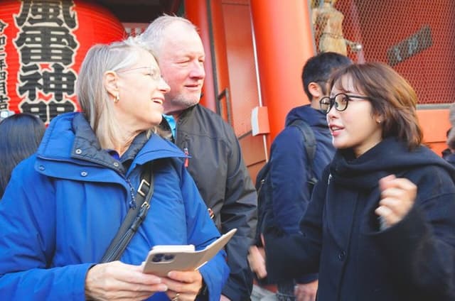 Tokyo Asakusa Temple & Shrine Walking Tour with Local Guide