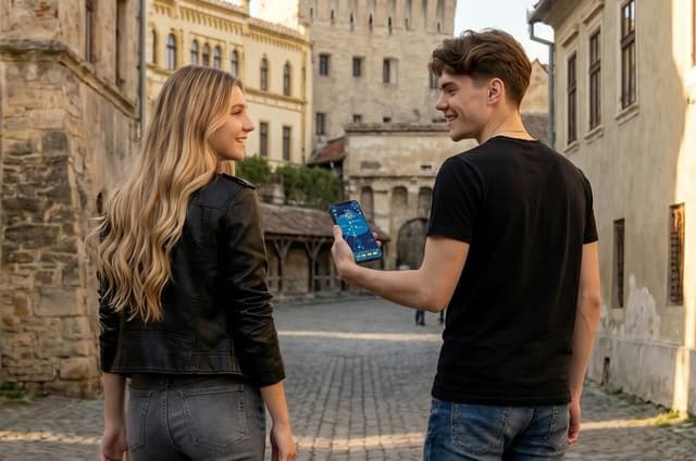 Sighișoara the Saxon Citadel GPS App Walking Tour Mobile Game
