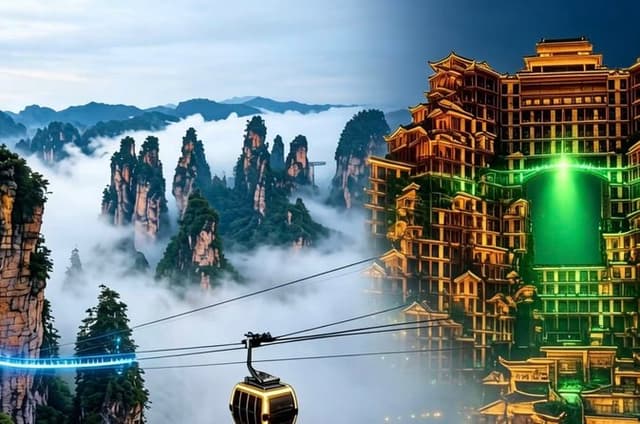 1-Day Private Tour to Avatar Mountain & 72 Wonder Tower