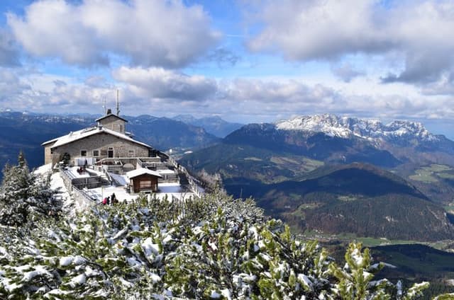 Eagle's Nest, Berchtesgaden and Ramsau with famous church and lake