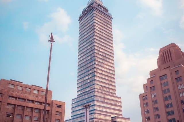 Viewpoint Torre Latino Panoramic view of Mexico City