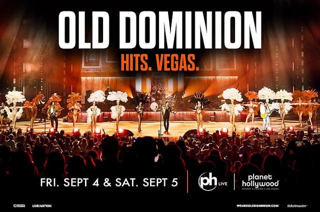 Old Dominion at Planet Hollywood Resort and Casino in Las Vegas