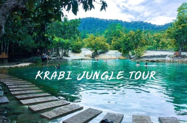 All day Krabi Jungle Tour (Hot Spring Water, Emerald Pool, Tiger Cave Temple)