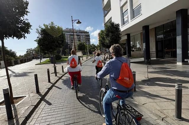 Seville: Guided small group bike and e-bike tour