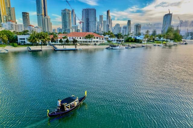 Private Luxury Gondola Cruise through Surfers Paradise Canals
