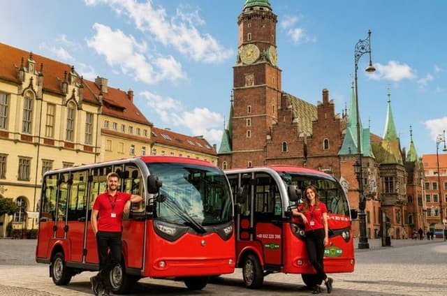 Wroclaw tour with e-bus, 2 h (English guide) group 1-4 people.