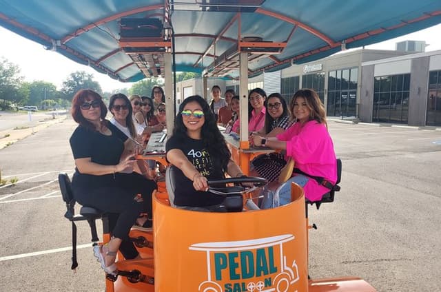Pedal Saloon Waco Downtown 2 Hour Private Tour