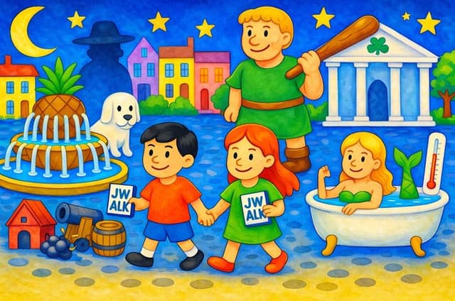 Junior Nighttime Passport Experience for Families in Charleston