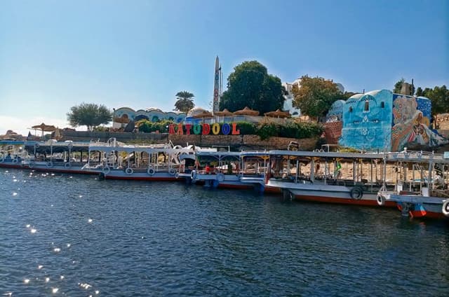 Nubian Village by Motorboat In Aswan