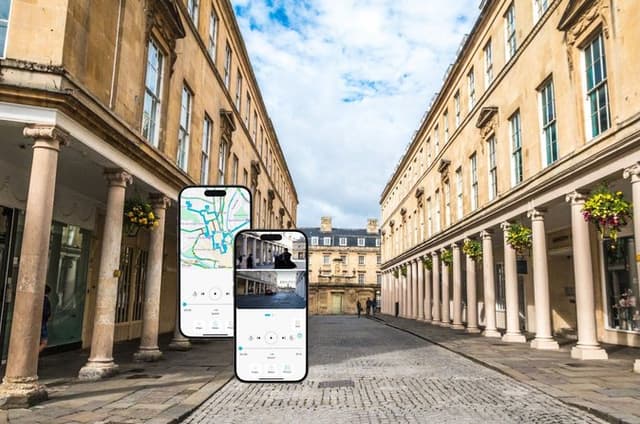 Bath Bridgerton walking tour of filming location with Mobile App