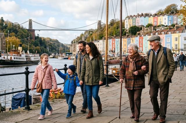 Private Bristol Cultural Family Walking Tour