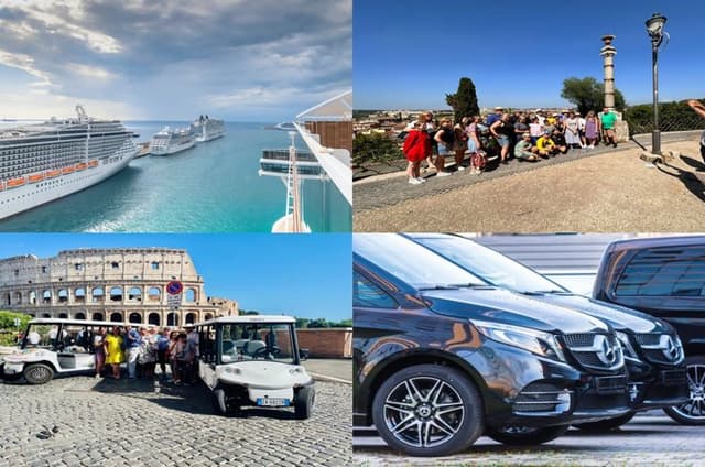 Exclusive 6 hours tour of Rome in Golf cart for Cruisers