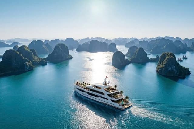 Ultimate Catherine Luxury Ha Long Bay Day Cruise from Hanoi
