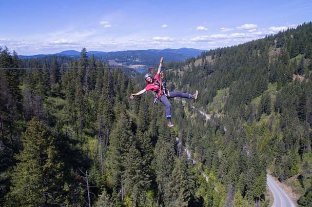Lake Coeur d'Alene Zipline Tour