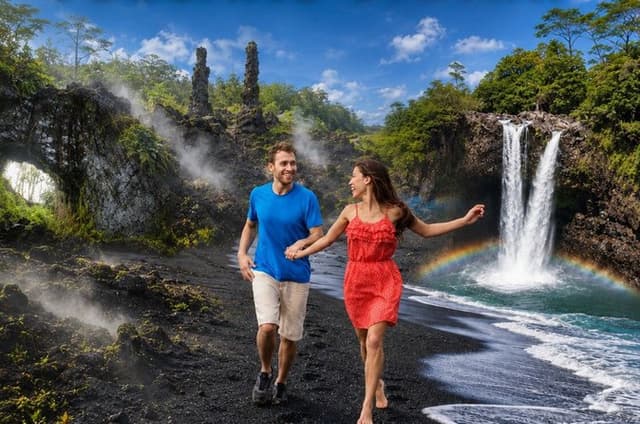 Hilo Shore Excursion: Volcano Safari Lava Caves & Black Sand