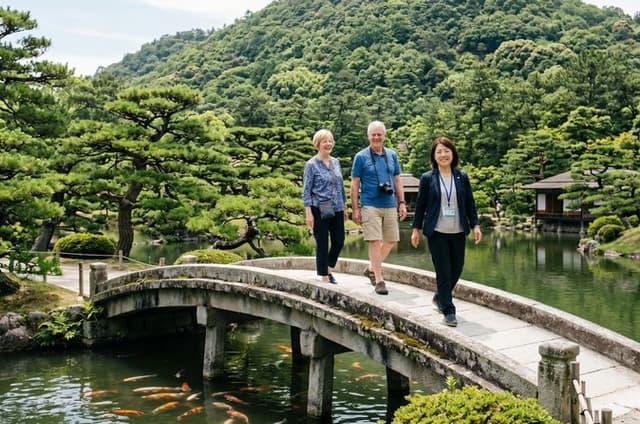 Port Pick Up Takamatsu Private Tour Licensed Guide and Vehicle