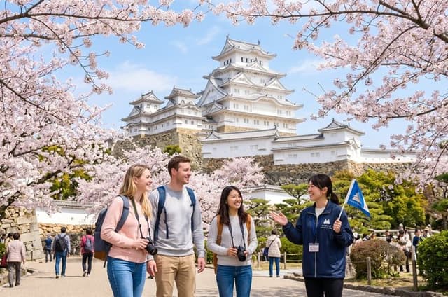 Himeji Half-Day Private Tour with Government-Licensed Guide