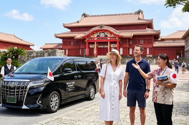 Port Pick-Up: Okinawa Private Tour Licensed Guide＆ Vehicle