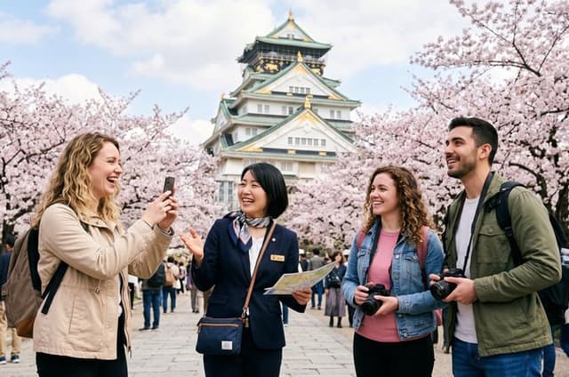 Osaka 4hr Private Tour with Government-Licensed Guide