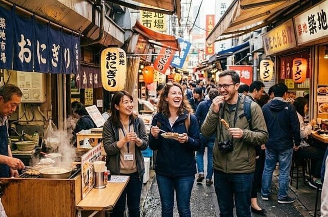 Tokyo Tsukiji Food & Culture 6hr Private Tour with Licensed Guide