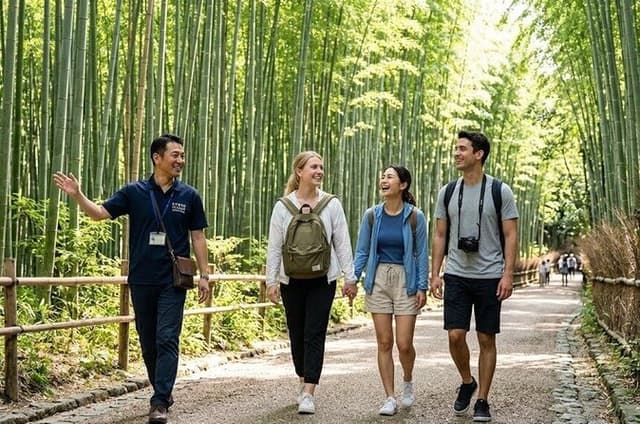 Kyoto Arashiyama & Sagano Bamboo Private Tour with Government-Licensed Guide