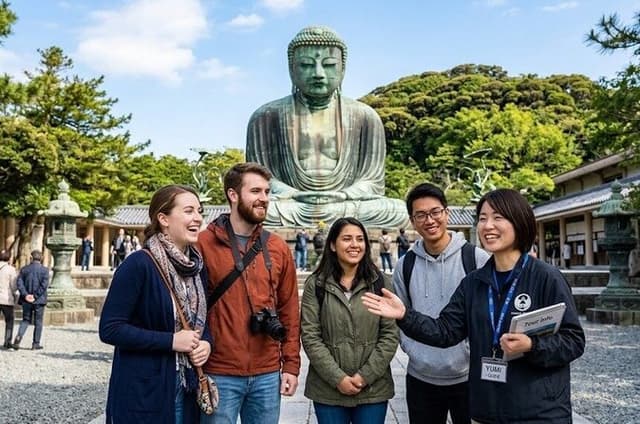 Kamakura 8 hr Private Walking Tour with Licensed Guide from Tokyo