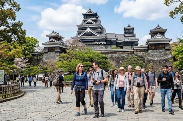 Kumamoto Half-Day Private Tour with Government-Licensed Guide