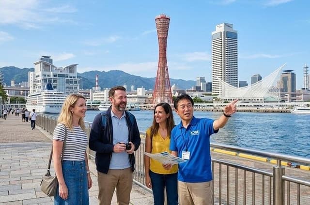 Kobe 4hr Private Tour with Government-Licensed Guide