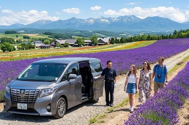 Furano & Biei 6 hour Tour: English Speaking Driver only, No Guide