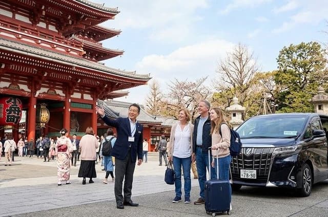 Tokyo 7 Hours Tour Licensed Guide and Vehicle NRT Airport Pick up