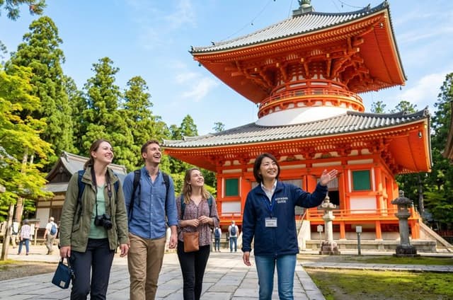 Mt. Koya Sacred 4hr Private Tour with Government Licensed Guide