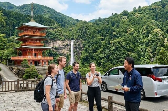 Kumano Kodo Pilgrimage Tour with Licensed Guide & Vehicle
