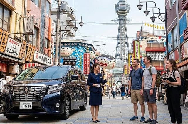 Osaka 8 hr Tour with Licensed Guide and Vehicle from Kobe