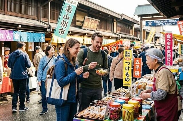 Takayama Local Cuisine, Food & Sake Cultural Tour with Government-Licensed Guide