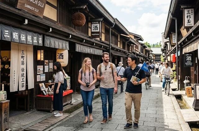 Takayama Arts & Crafts Local Culture Private Tour with Government-Licensed Guide