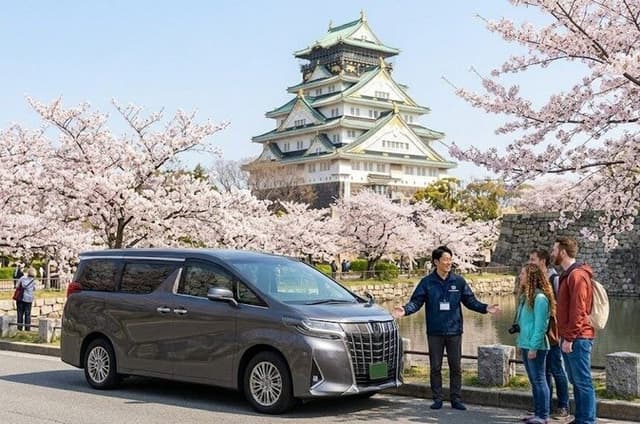 Private Osaka Tour with Government Licencsed Guide and Vehicle (Max 7 persons)