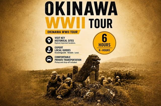 Okinawa Private Tour — Battle of Okinawa 1–5 Guests (6h)