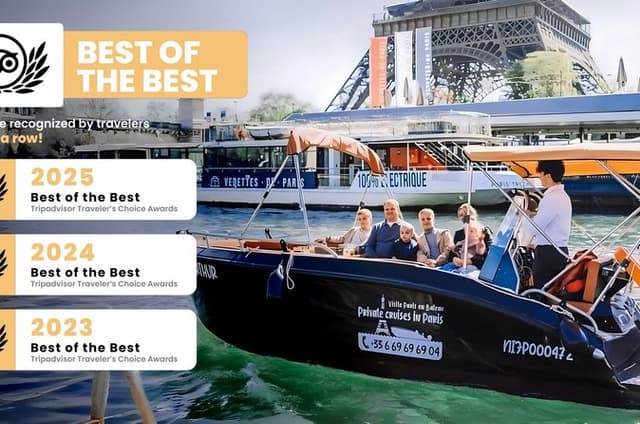 Top Private Cruises in Paris with French Champagne and surprises