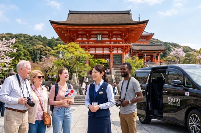 Private Kyoto Tour with Licensed Guide & Vehicle (Max 15 persons)