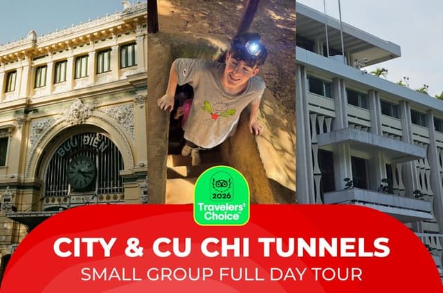 Daily Small Group Tour to Saigon City and Cu Chi Tunnels