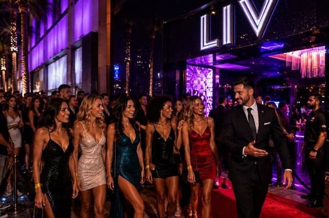 Skip-the-Line at Vegas Clubs with a Party Bus!