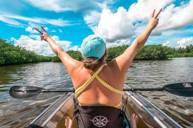 Round Island 2-Hour Glass Bottom Guided Kayak Eco Tour