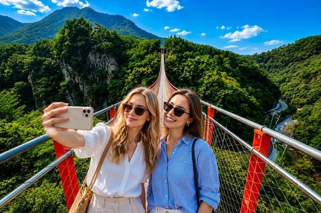 Seoul DMZ Tour with 3rd Tunnel and Red Suspension Bridge