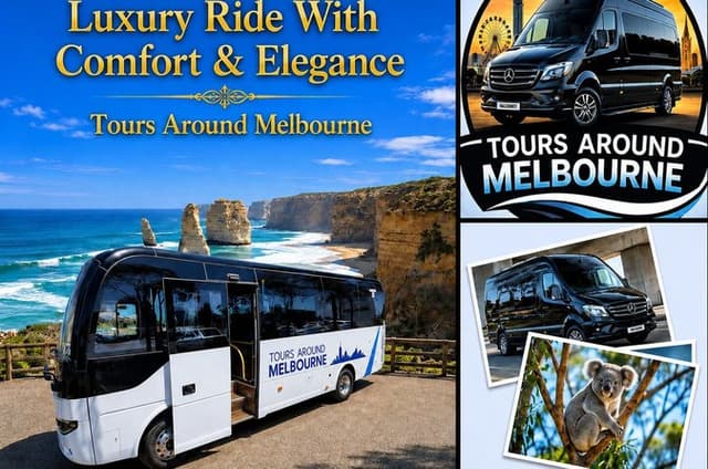 Great Ocean Road Reverse SUNRISE TOUR–SML GRP-LUX BUS Hotel Pikup