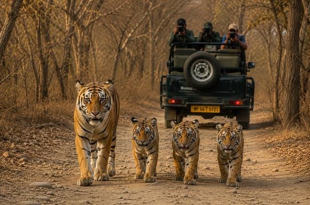 Ranthambore Wildlife Safari Day Trip from Jaipur