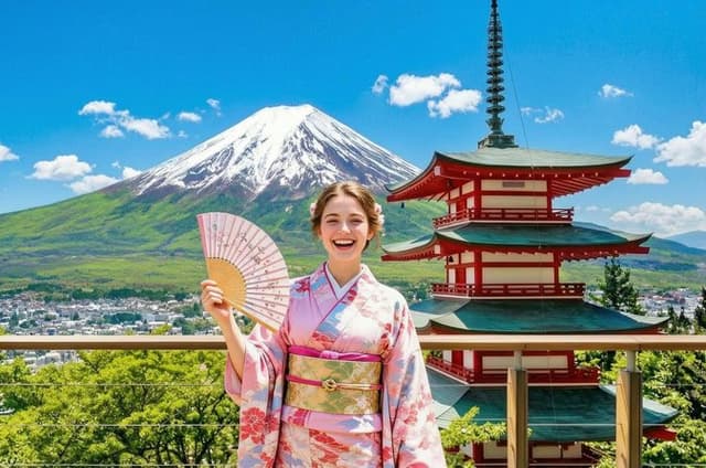 Mount Fuji, Hakone, Owakudani, Chureito Pagoda and Oshino Hakkai