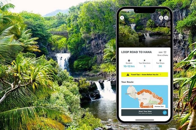 Maui Loop Road to Hana Self-Guided GPS Audio Driving Tour