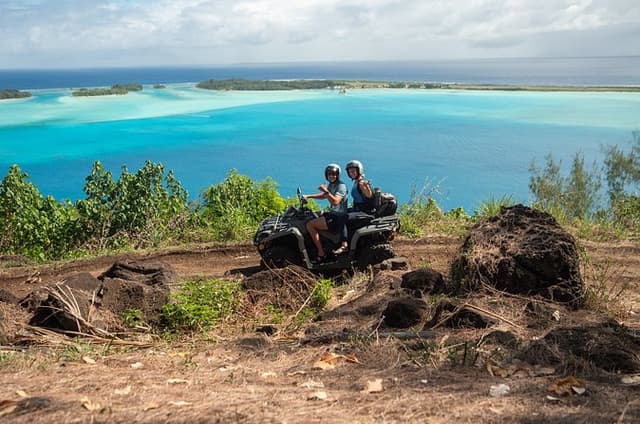 Bora Bora ATV Tour Adventures: Mount Popoti 360° & Faanui Valley